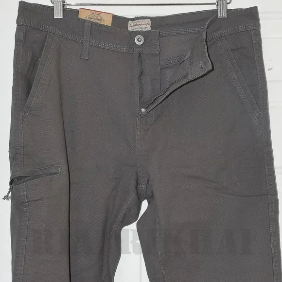 NWT Men’s Trevorland Flex Utility Pant Weatherproof Vintage  Gray - Picture 4 of 10